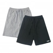 【團購商品，20件起做】YZU休閒有型棉短褲_黑/灰(可混色)