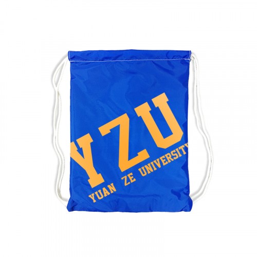 【團購商品，50個起做】YZU防潑水尼龍束口袋_藍