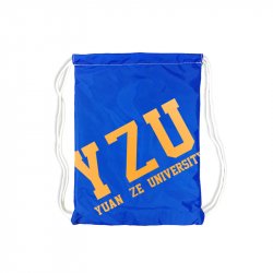【團購商品，50個起做】YZU防潑水尼龍束口袋_藍