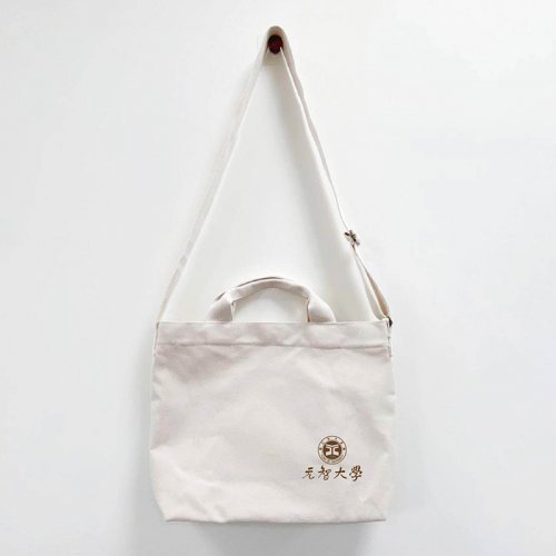 【團購商品，10個起做】YZU帆布文青兩用包_米白