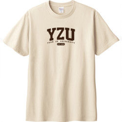 【書局獨賣】YZU經典短Ｔ＿奶茶