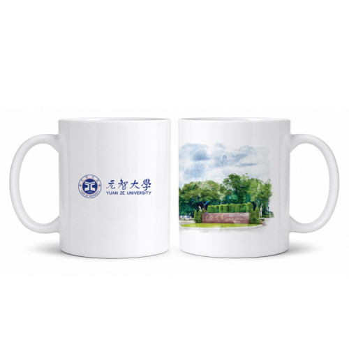 【團購商品,10件起做】YZU水彩校景馬克杯_校門 【團購商品,10件起做】YZU水彩校景馬克杯_校門